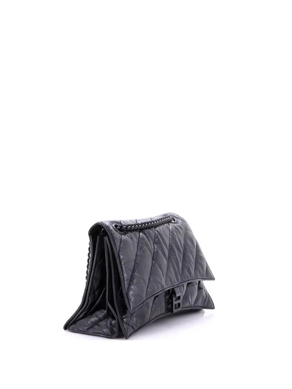 Balenciaga Crush Chain Flap Bag Quilted #322481B14B